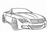 Coloring Pages Bmw Car Print Popular sketch template