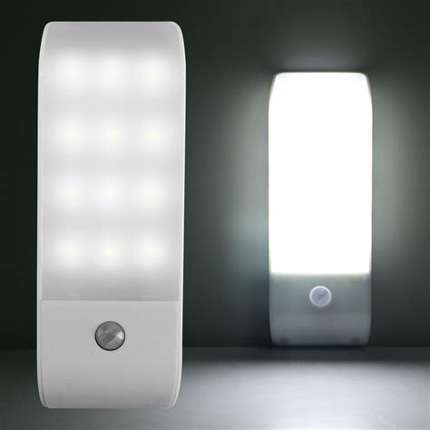 pc motion sensor night light potable  led closet lights usb wireless cabinet ir infrared