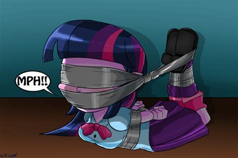 twilight sparkle bound and gagged 2 commission by