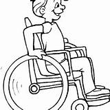 Wheelchair Disability Handicap sketch template