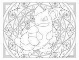 Pokemon Nidoqueen Coloring Windingpathsart Mandala Dessin Coloriage Adult Choose Board sketch template