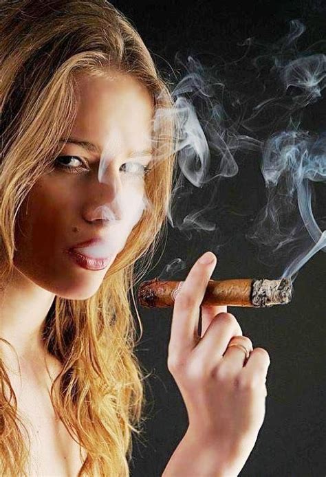 153 Best Images About Women Smoking Cigars On Pinterest