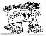 Coloring Festival Fall Pages Scarecrow Sheet Pdf Evergreen Farms Pioneer sketch template