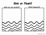 Float Sink Worksheet Apple Subject sketch template