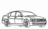 Bmw Coloring Pages Car M7 E30 Template sketch template