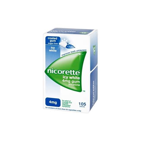 nicorette gum freshmint mg  pieces smoking aids  chemist