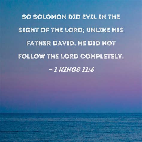 kings   solomon  evil   sight   lord   father david