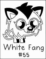 Coloring Monsters Moshi Fang Wecoloringpage sketch template