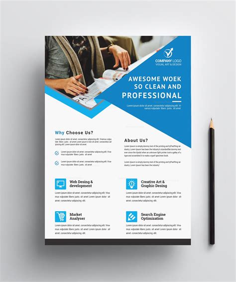 professional business flyer design graphic yard graphic templates store