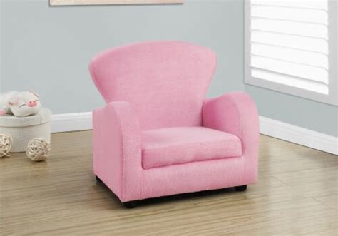 Juvenile Chair Fuzzy Pink Fabric 1 Fred Meyer
