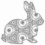 Coloring Pages Animal Geometric Printable Animals Rabbit Colouring Thecottagemarket Color Kids Shapes Book Just Print Cottage Market sketch template