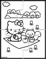 Coloring Puzzle sketch template