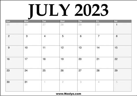 july calendar printable calendars printable