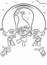 Trolls Coloring Pages Movie Holiday Print Site Color Coloring2print sketch template