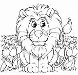 Coloring Lion Lamb Pages Teacher Lions Kids Worksheets Printable Getdrawings Getcolorings Jungle Monster sketch template