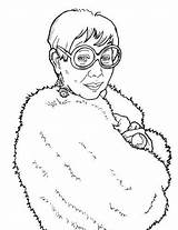 Coloring Pages Aged Book Color Women Books Adults Advanced Style sketch template