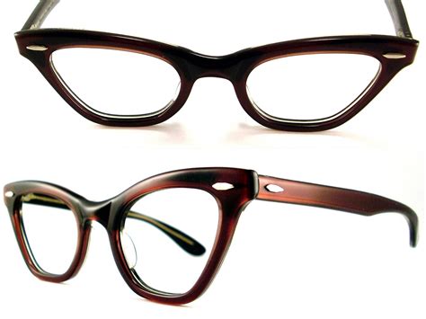 Vintage Eyeglasses Frames Eyewear Sunglasses 50s Vintage Cat Eye