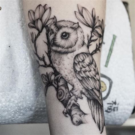 Tattoo Uploaded By Tara Artist Fibs Owl Woman Nude Sidetattoo My Xxx