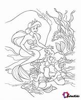 Coloring Ariel Athena Queen Bubakids Sings Sister Song Special Her Pages sketch template