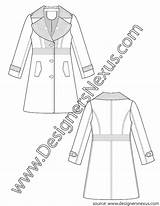 Trench Coat Flat Collar Sketch Exaggerated Notch Fashion Drawing Details Topstitching V4 Designersnexus Ww1 Sketches Getdrawings Detail Min Read Portfolio sketch template
