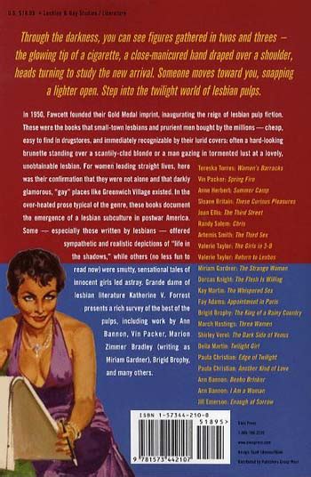 lesbian pulp fiction by katherine v forrest waterstones