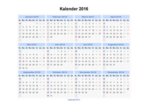 jaarkalender
