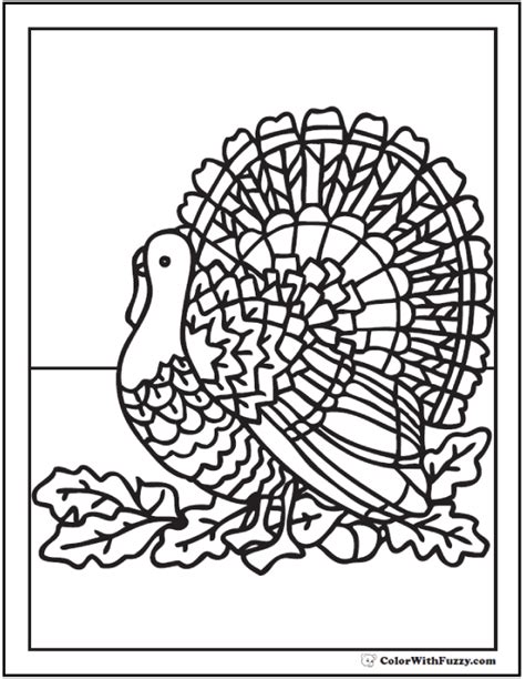 turkey coloring pages digital interactive thanksgiving printables