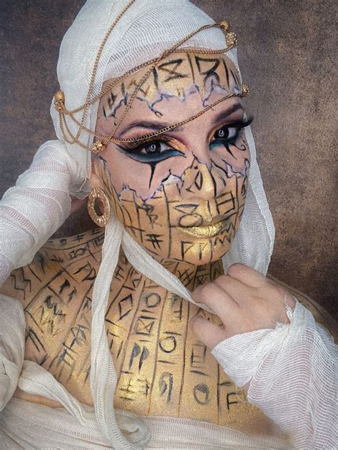 Cleopatra Makeup Egyptian Halloween Mummy Makeup Mummy Halloween