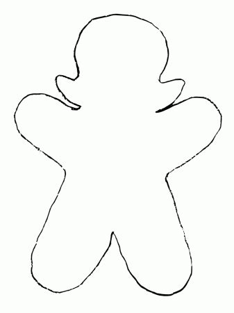 gingerbread boy  girl coloring page coloring home