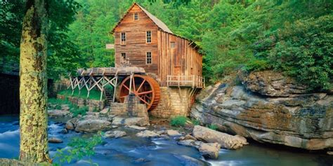 beautiful  grist mills  america national state parks