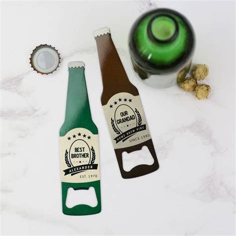 beer bottle opener  personalisation  signs  life notonthehighstreetcom