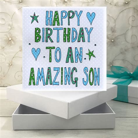 birthday cards son card design template