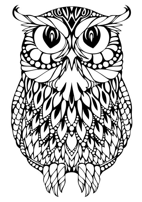 owl coloring pages koloringpages owls pinterest owl adult