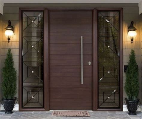 stunning front door designs  wood  elevate  homes curb