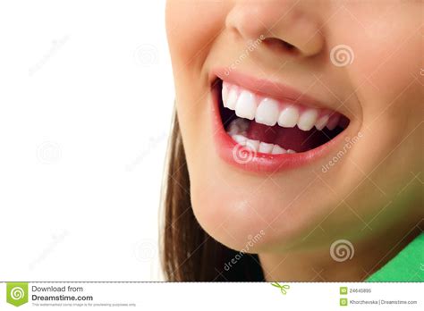 perfect smile healthy tooth cheerful teen girl royalty