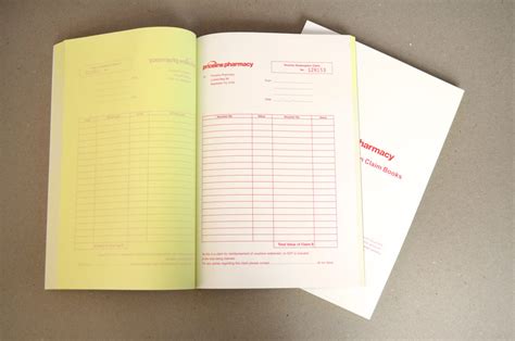 receipt book  roy  mayne son commercial printers