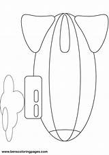 Zeppelin Colouring Coloring Pages Handout Below Please Print Click sketch template