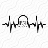 Heartbeat Svg Beat Dxf Rythme Musique Cardiaque Amma Quotes Designlooter Cricut Theodysseyonline sketch template