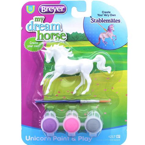 unicorn paint play farm toys