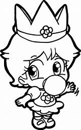 Baby Rosalina Kart Princesse Dora Concernant Primanyc Rainbows Getcolorings Characters Wecoloringpage sketch template