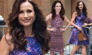 andie macdowell stuns as she promotes magic mike xxl in nyc daily mail online