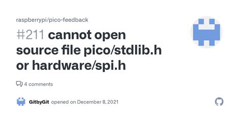 open source file picostdlibh  hardwarespih issue