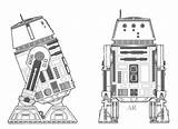 R5 Series Droids R2 D2 Drawing Back G8 Character sketch template