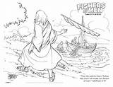 Fishers Colouring Fisher Christian Cariello sketch template