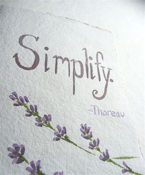 simplicity quotes thoreau quotesgram