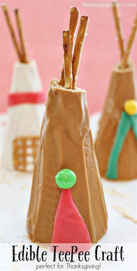 celebrate thanksgiving   ice cream cone craft  simple parent