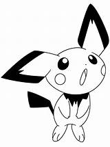 Pokemon Pichu Pikachu Picgifs sketch template