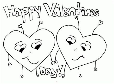 valentines coloring pages printable  kids