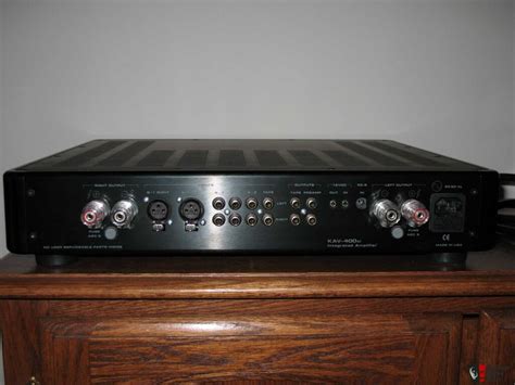 krell kav xi integrated amplifier black photo  canuck audio mart