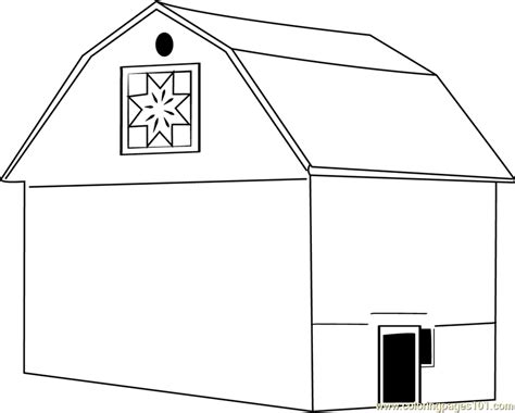 quilt barn coloring page  kids  barns printable coloring pages